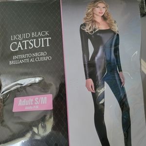 Liquid black catsuit party city